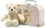 Steiff Kuscheltier Mila Teddyb&auml;r im Koffer, S&uuml;&szlig;es Stofftier, Kinder, Jungen &