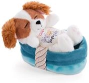 NICI Kuscheltier Hund im K&ouml;rbchen 12 cm &ndash; Sleeping Pets Pl&uuml;schtier Cocker Spaniel