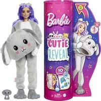 Barbie HHG21 - Cutie Reveal Puppe mit H&uuml;ndchen-Pl&uuml;schkost&uuml;m und 10 &Uuml;berraschungen