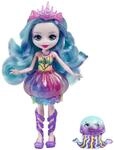 Enchantimals HFF34 - Royal Jelanie Jellyfish-Puppe (15,2 cm) & Stingley aus
