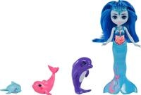 Enchantimals HCF72 - Royal Dorinda Dolphin Puppen-Familie (ca. 15 cm) mit Abnehmbarer