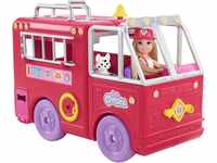 Barbie Chelsea Can Be Serie, Chelsea Puppe mit Feuerwehrauto, Feuerwehr Outfit