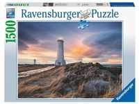 Ravensburger Puzzle 17106 Magische Stimmung über dem Leuchtturm von Akranes, Island