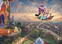 Schmidt Spiele 59950 Thomas Kinkade, Disney, Aladdin, 1000 Teile Puzzle