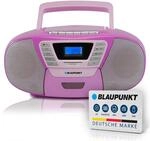 Blaupunkt B 120 tragbarer CD-Player mit Bluetooth | Kassettenrekorder | H&ouml;rbuch