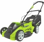 Greenworks G40LM41K4 Akku-Rasenm&auml;her, 40 V, 40 cm, komplett mit 4-Ah-Akku und