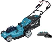 Makita DLM480PT2 Akku-Rasenm&auml;her 2x18V / 5, 0 Ah, 2 Akkus + Ladeger&auml;t, Petrol