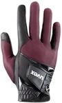 Uvex sumair Reithandschuhe, Black-Burgundy, 7
