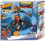 Hot Wheels HDR30 - Gorilla-Angriff mit 1 Hot Wheels Auto, mit Anderen Sets