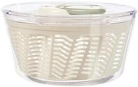 Zyliss Easy Spin 2 Salatschleuder, Fassungsverm&ouml;gen 6L Gro&szlig;, Kunststoff, Wei&szlig;,