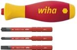 Wiha SoftFinish&reg; SlimVario&trade; elektrischer Schraubendreher mit 3 SlimBits (Pozidriv