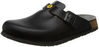BIRKENSTOCK Boston Antistatik Naturleder , Schwarz , 38 EU Schmal