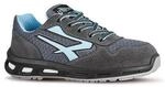 U POWER Unisex Lolly s ESD S1PS FO SR Safety Shoes, BLEIGRAU/HELLBLAU, 41 EU