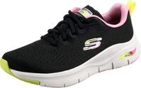 Skechers Damen Arch FIT Infinity COOL Sneaker, Black Mesh Multi Trim, 36 EU