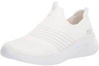 Skechers Damen Ultra Flex 3.0 Classy Charm Sneaker, White Knit/Trim, 39 EU