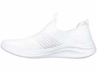 Skechers Damen Ultra Flex 3.0 Classy Charm Sneaker, White Knit/Trim, 39 EU