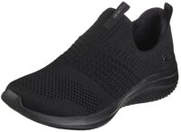 Skechers Damen Ultra Flex 3.0 Classy Charm Trainers, Black, 37 EU