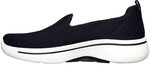 Skechers Damen Go Walk Arch Fit-Grateful Sneakers, Marineblau/Wei&szlig;, 38.5 EU Weit