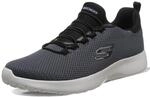 Skechers Dynamight 58360-BLK, Men Training Shoes,Sports Shoes, Black, 45 EU