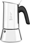 Bialetti 1683 Venus Espressokocher f&uuml;r induktion, Stahl, Silber, 0,4 l, 6 Tassen