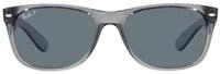 Ray-Ban Damen Rb2132 Sonnenbrille, Transparentes Grau/Dunkelblau, polarisiert