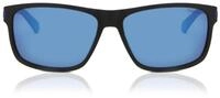 POLAROID Brille PLD 2121/S Gr&ouml;&szlig;e 58-15 mm Matte Schwarz Blau polarisiert