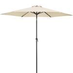Kingsleeve&reg; Sonnenschirm 300 cm UV Schutz 80+ Abdeckung Kurbel Knickbar Alu...