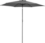 Kingsleeve&reg; Sonnenschirm 300cm UV Schutz 80+ Abdeckung Kurbel Knickbar Alu Rund