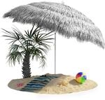 Kingsleeve&reg; Sonnenschirm Hawaii &Oslash;160cm Neigbar H&ouml;henverstellbar UV Schutz 30+