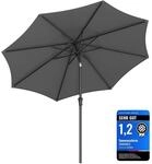 SONGMICS Gartenschirm &Oslash; 300 cm, Marktschirm, UV-Schutz bis UPF 50+,...