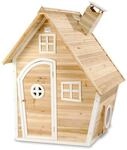 EXIT Toys Fantasia 100 Holzspielhaus f&uuml;r Drau&szlig;en - Mit Schornstein -...