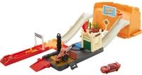 Disney Pixar Cars HDN02 - Renn & Los Spielset mit Aufbewahrungswanne, 20+ Teile, 1