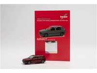 Herpa 012355-008 Volkswagen MiniKit: VW Golf III 4-türig, weinrot in Miniatur...