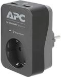 APC by Schneider Electric PME1WU2B-GR &Uuml;berspannungsschutz1 Ausgangssteckdose