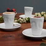 FIFTYEIGHT PRODUCTS / Tassen / Espressotasse mit Unterteller &bdquo;Lecker"...