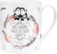 Sheepworld XL-Tasse Motiv "Sch&ouml;n" | Riesentasse aus Porzellan, Jumbo-Tasse, 60 cl,