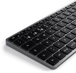 SATECHI Slim X1 Bluetooth Tastatur, DE-Layout, Hintergrundbeleuchtung, kompatibel mit
