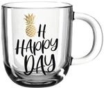 Leonardo Emozione Geschenk Tasse oh happy day, 1 St&uuml;ck, sp&uuml;lmaschinengeeignete