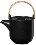 ASA coppa Teekanne mit Holzgriff kuro Porzellan 0,6l
