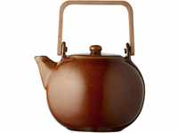 BITZ Teekanne, Kanne aus Steingut/Keramik für Tee, 1,2 Liter, Höhe 20 cm,...