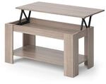 Vicco Couchtisch Lorenz, Sonoma, 100 x 50 cm mit Liftfunktion, mit...