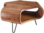 FineBuy Couchtisch 55x55x38 cm Sheesham Massivholz mit Ablagefach |...
