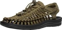 KEEN Herren Uneek Sandalen, Dark Olive/Black, 47 EU