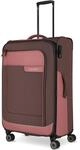 Travelite 4-Rad Koffer Gr&ouml;&szlig;e L Weichschale aus recyceltem Material, Gep&auml;ck Serie