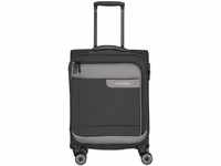 Travelite Bordtrolley Handgepäck Koffer nachhaltig, 4 Rollen, VIIA, Weichgepäck