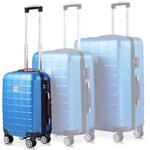 MONZANA Koffer Handgep&auml;ck Trolley mit TSA Schloss Zwillingsrollen Teleskopgriff