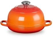 Le Creuset Signature Gusseisen Brot Br&auml;ter, 24cm, Ofenrot, 21301240900430