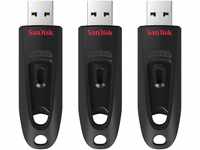SanDisk Ultra USB 3.0 Flash-Laufwerk 64 GB 3er-Pack (SecureAccess Software,