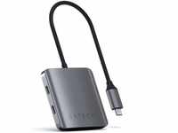 SATECHI USB-C Hub 4-Port – Nur Datenübertragung (kein Laden/Video) – Für...
