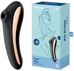 Satisfyer Dual Kiss 2:1 Vibrator + Druckwellenvibrator | Wasserdicht (IPX7) 